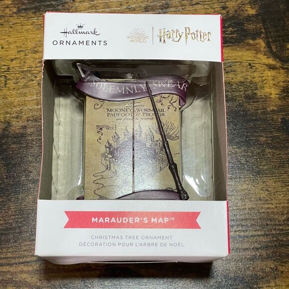 HALLMARK Harry Potter Marauder's Map, Christmas Ornament, NWB - Picture 1 of 5